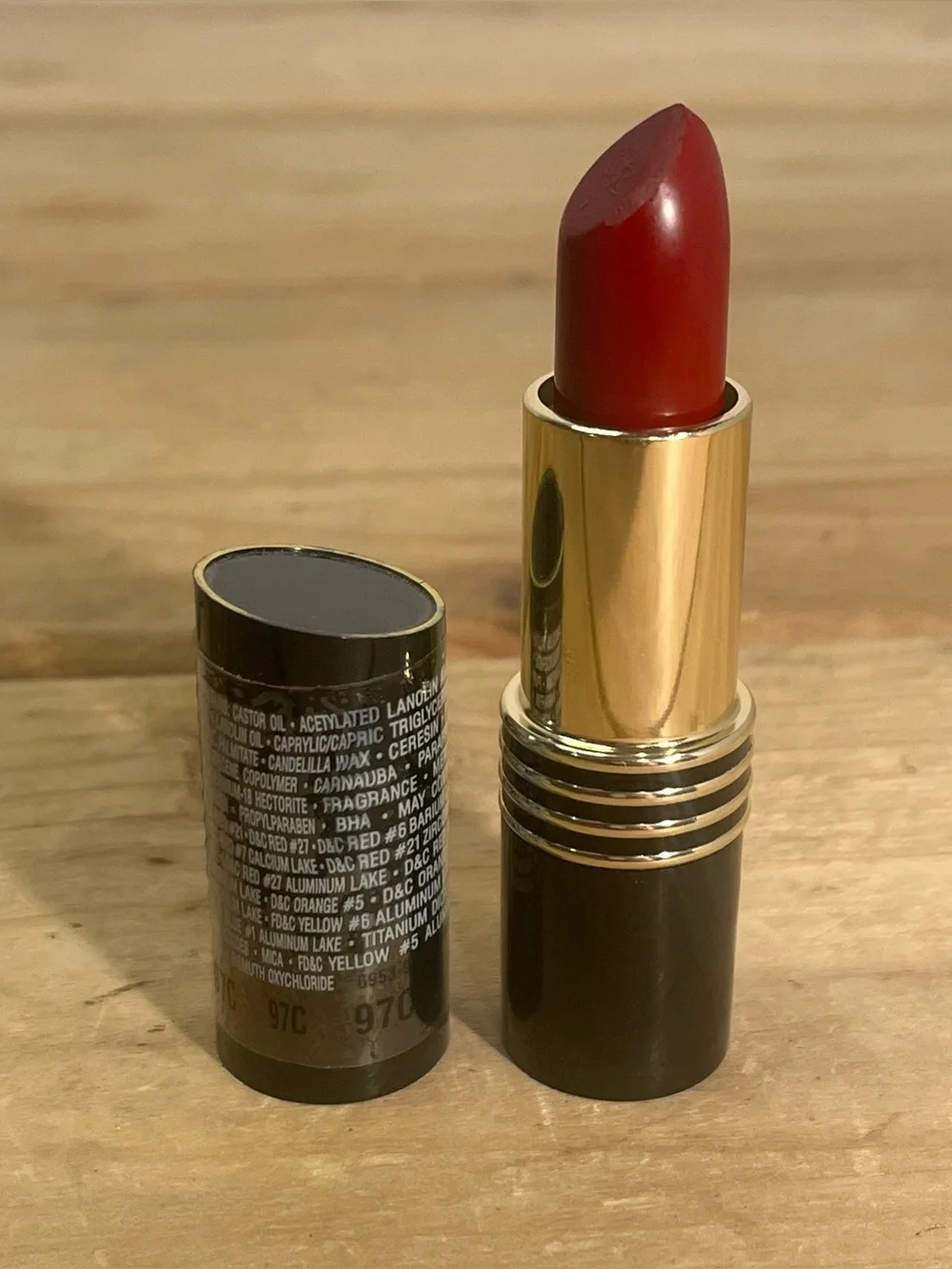 Vintage Revlon Super Lustrous Lipstick Serene Red #97 NOS Discontinued